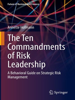 cover image of The Ten Commandments of Risk Leadership